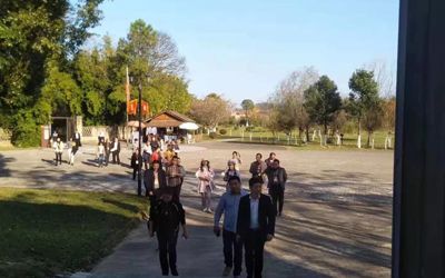 各領(lǐng)導(dǎo)實(shí)地考察瑞金紅色革命根據(jù)地景區(qū)智慧升級改造工程